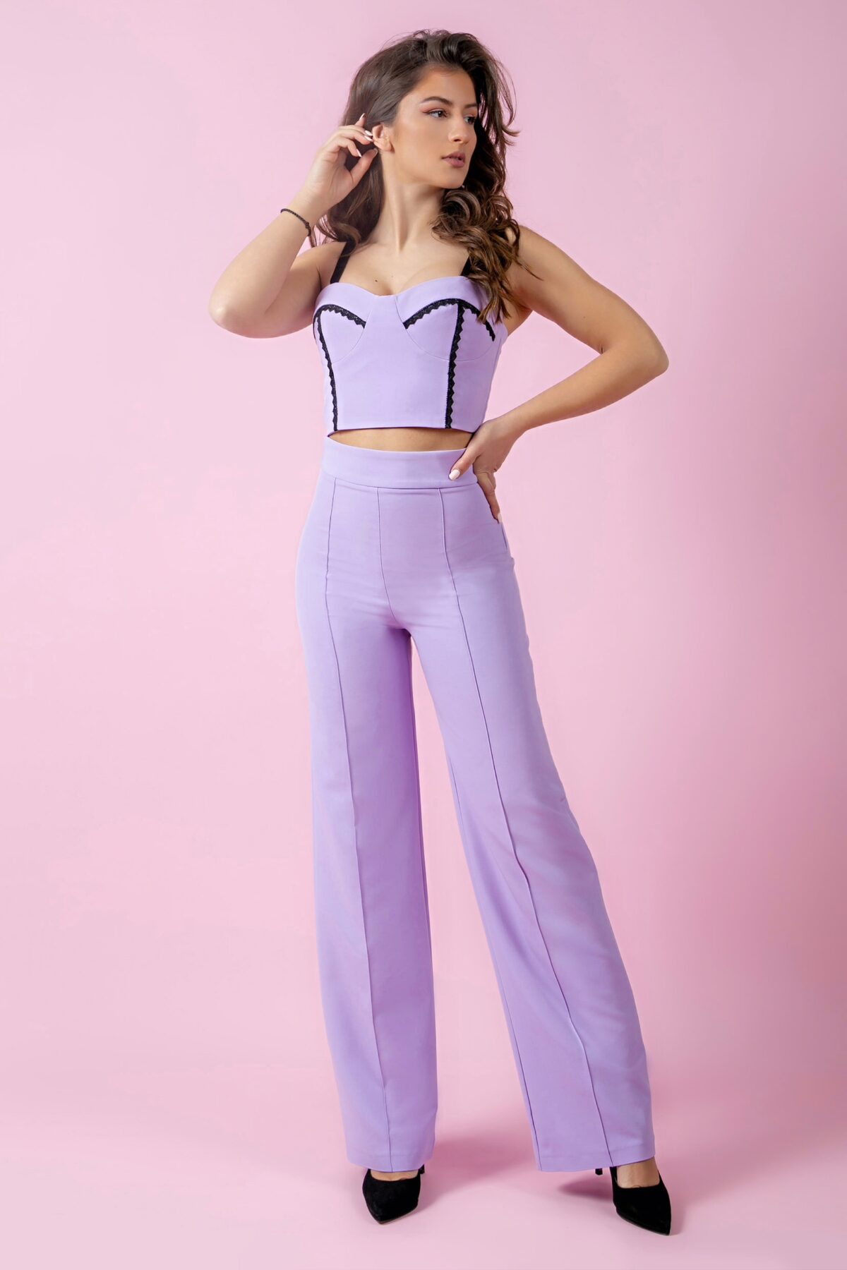 Дамски сет "Lilac" онлайн бутик за дамска мода Деница