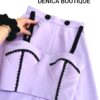 Дамски сет с пола "LILAC" Denica online fashion boutique Дамски сет с пола "LILAC" Denica online fashion boutique