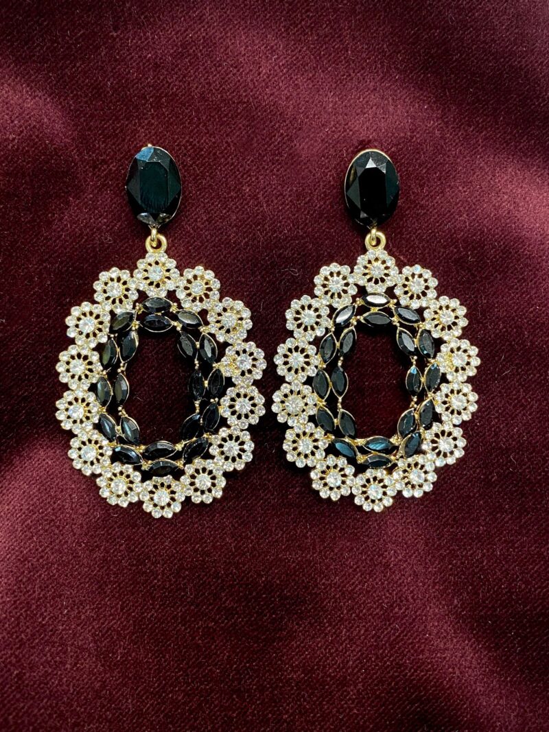 Обеци “Black heart“