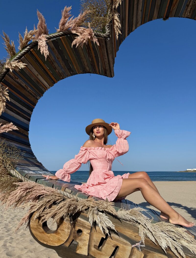 Дамска рокля-гащеризон "Havana" pink