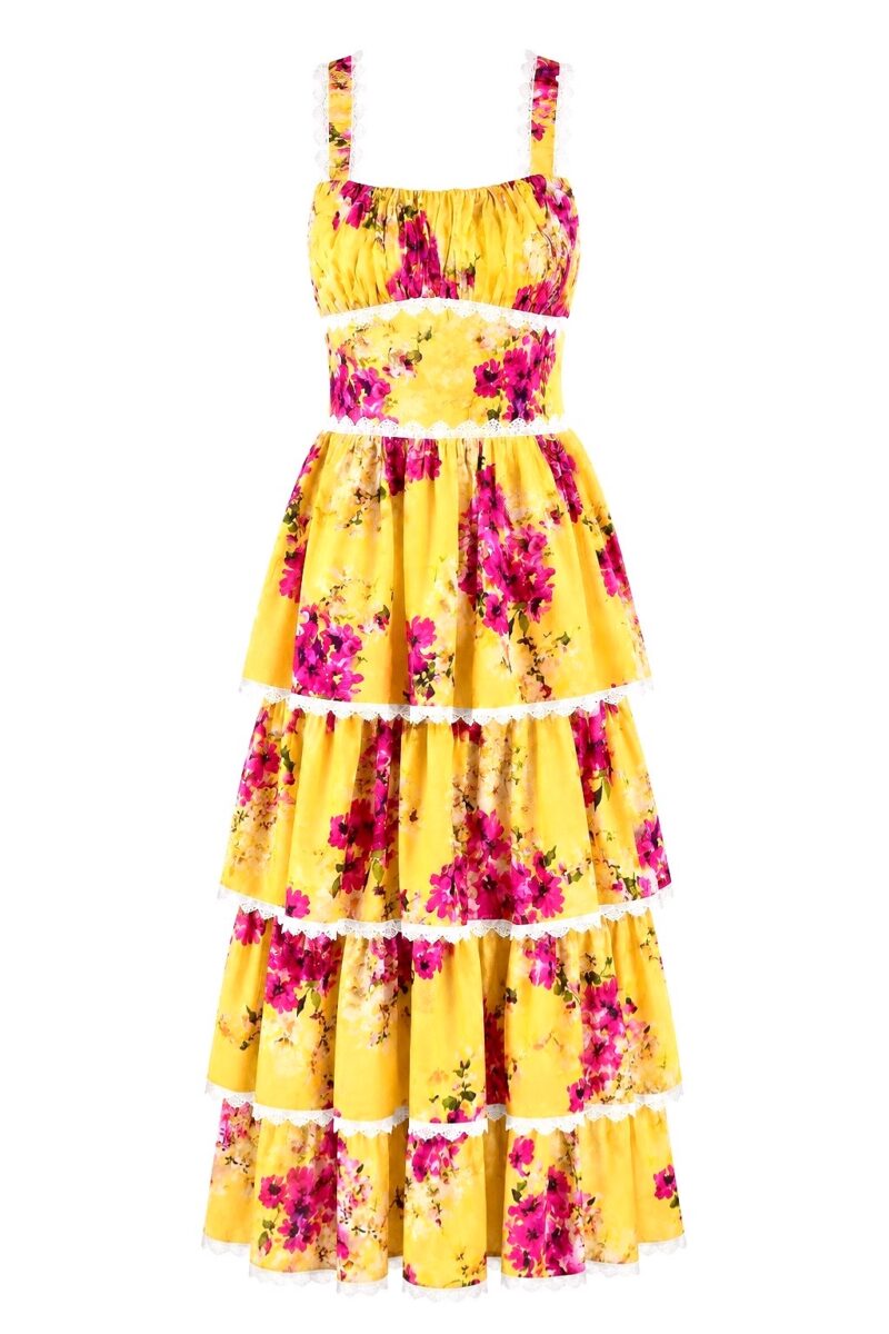 Дамска рокля YELLOW RIVIERA